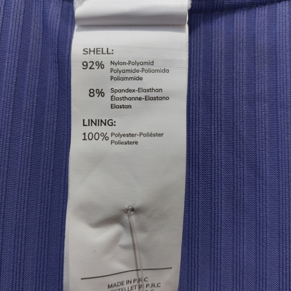 Cupshe One Piece Swimsuit Vneck Adjustable  Strap Women M Purple - Picture 6 of 7